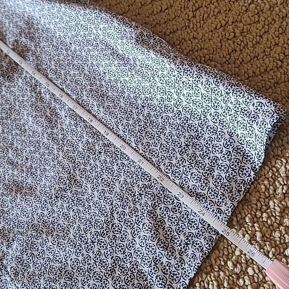 Gap xs navy white sleeveless top oversized tie summer for show ladies - Picture 11 of 16